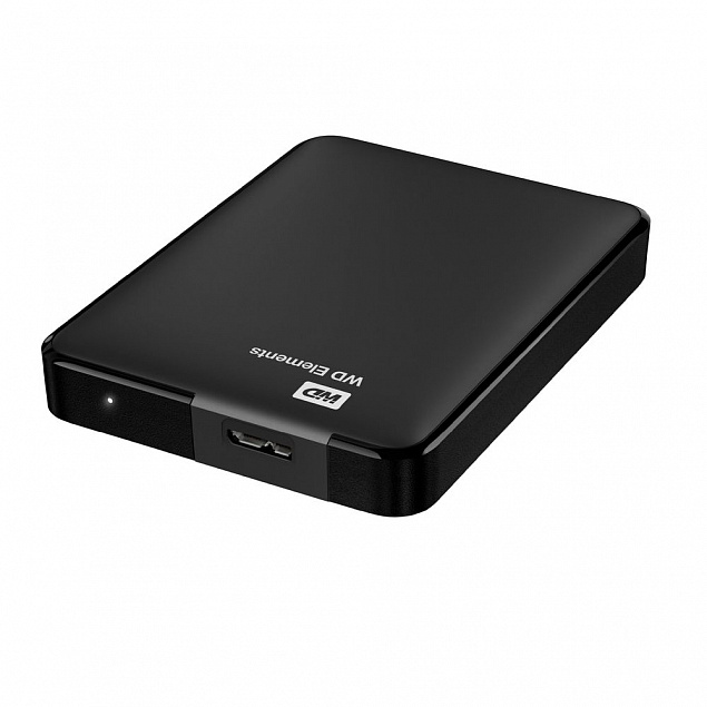 Внешний диск WD Elements, USB 3.0, 1Тб, черный с логотипом в Ставрополе заказать по выгодной цене в кибермаркете AvroraStore