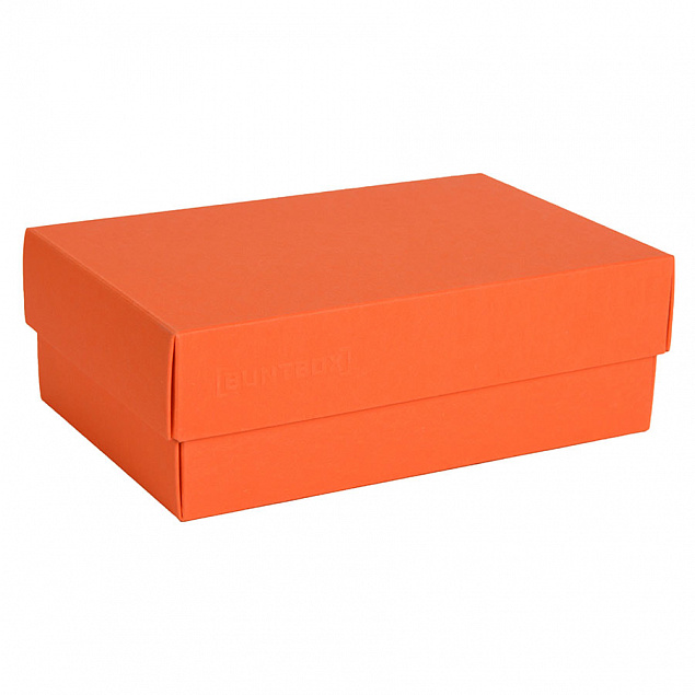 Коробка картонная, "COLOR" 11,5*6*17 см; оранжевый с логотипом в Ставрополе заказать по выгодной цене в кибермаркете AvroraStore