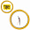 Часы настенные "ПРОМО" разборные ; оранжевый,  D28,5 см; пластик с логотипом в Ставрополе заказать по выгодной цене в кибермаркете AvroraStore