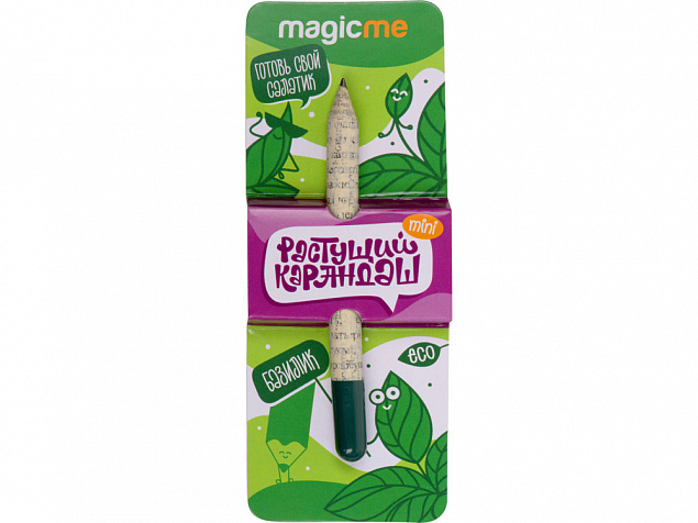 «Растущий карандаш» mini с семенами базилика с логотипом в Ставрополе заказать по выгодной цене в кибермаркете AvroraStore