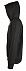 Толстовка мужская на молнии с капюшоном Seven Men 290, черная с логотипом в Ставрополе заказать по выгодной цене в кибермаркете AvroraStore