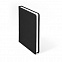 Ежедневник недатированный Campbell, А5,  черный, белый блок с логотипом в Ставрополе заказать по выгодной цене в кибермаркете AvroraStore