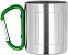 Кружка металлическая с карабином с логотипом в Ставрополе заказать по выгодной цене в кибермаркете AvroraStore
