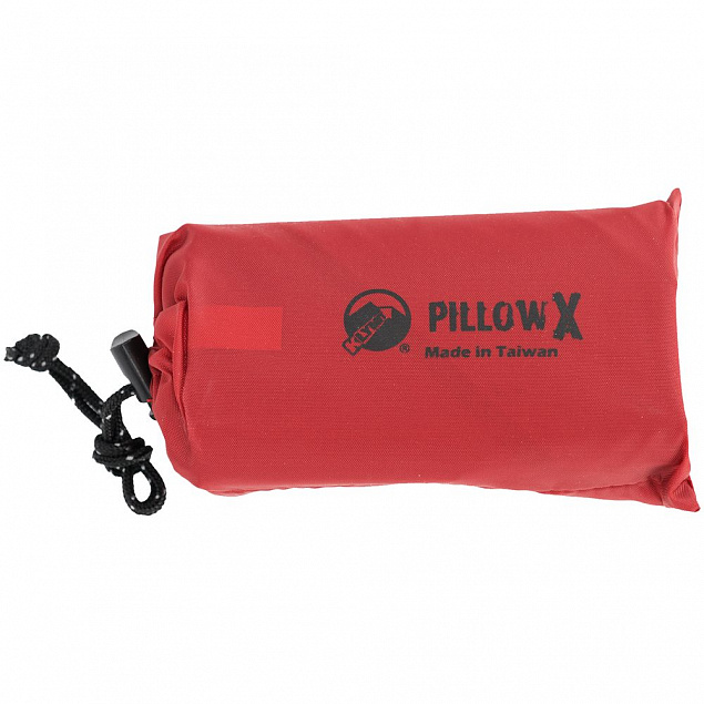 Надувная подушка Pillow X, красная с логотипом в Ставрополе заказать по выгодной цене в кибермаркете AvroraStore