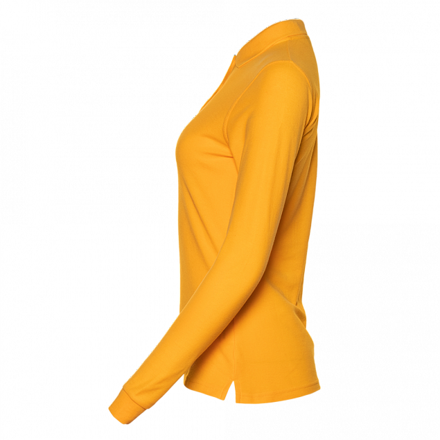 Рубашка поло Рубашка женская 04SW Жёлтый с логотипом в Ставрополе заказать по выгодной цене в кибермаркете AvroraStore