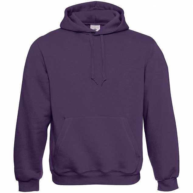 Толстовка Hooded, фиолетовая с логотипом в Ставрополе заказать по выгодной цене в кибермаркете AvroraStore