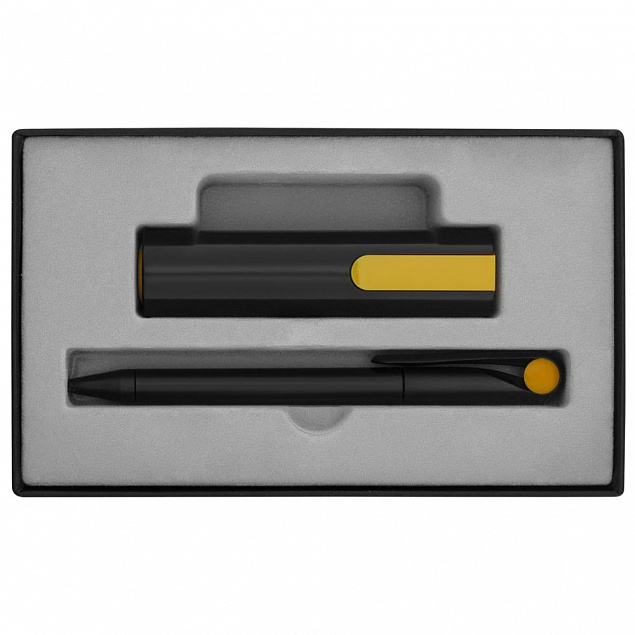 Набор Takeover Black, черно-желтый с логотипом в Ставрополе заказать по выгодной цене в кибермаркете AvroraStore