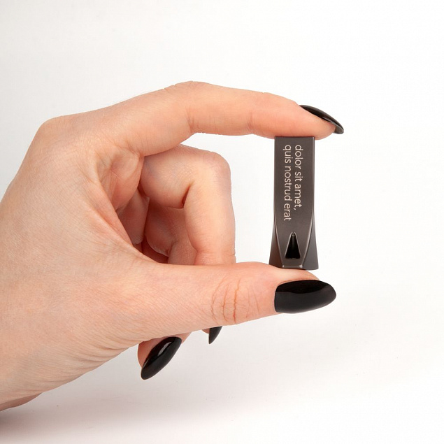 Флешка Ergo Style Black, USB3.0, черная, 32 Гб с логотипом в Ставрополе заказать по выгодной цене в кибермаркете AvroraStore