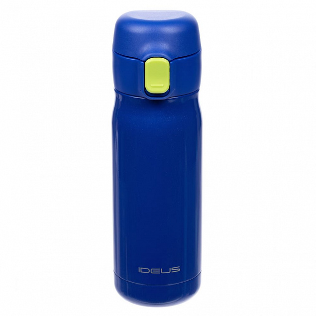 Термобутылка One Touch, синяя с логотипом в Ставрополе заказать по выгодной цене в кибермаркете AvroraStore