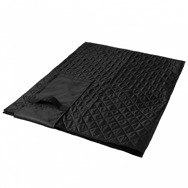 Плед для пикника Comfy, черный с логотипом в Ставрополе заказать по выгодной цене в кибермаркете AvroraStore