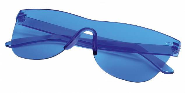 Солнцезащитные очки TRENDY STYLE,синий с логотипом в Ставрополе заказать по выгодной цене в кибермаркете AvroraStore