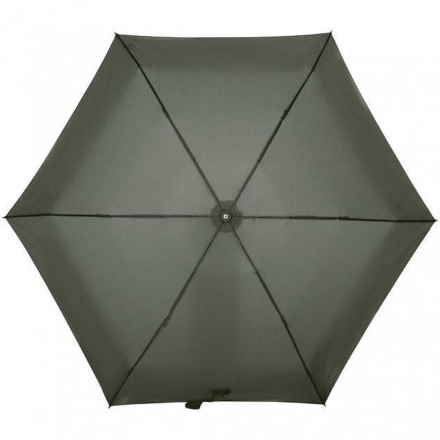Зонт складной Minipli Colori S, зеленый (оливковый) с логотипом в Ставрополе заказать по выгодной цене в кибермаркете AvroraStore