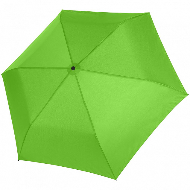 Зонт складной Zero 99, зеленый с логотипом в Ставрополе заказать по выгодной цене в кибермаркете AvroraStore