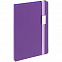 Блокнот Shall Direct, фиолетовый с логотипом в Ставрополе заказать по выгодной цене в кибермаркете AvroraStore
