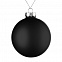 Елочный шар Finery Matt, 10 см, матовый черный с логотипом в Ставрополе заказать по выгодной цене в кибермаркете AvroraStore