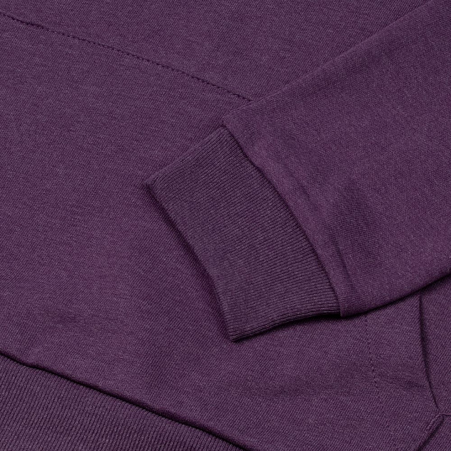 Толстовка с капюшоном унисекс Hoodie, фиолетовый меланж с логотипом в Ставрополе заказать по выгодной цене в кибермаркете AvroraStore