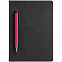 Набор Magnet с ежедневником, черно-розовый с логотипом в Ставрополе заказать по выгодной цене в кибермаркете AvroraStore