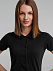 Рубашка поло женская Neptune, черная с логотипом в Ставрополе заказать по выгодной цене в кибермаркете AvroraStore