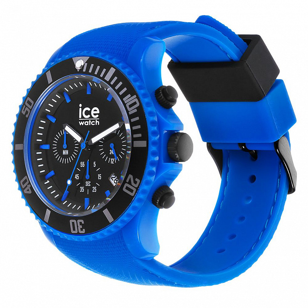 Часы наручные ICE chrono-Neon,синий с логотипом в Ставрополе заказать по выгодной цене в кибермаркете AvroraStore