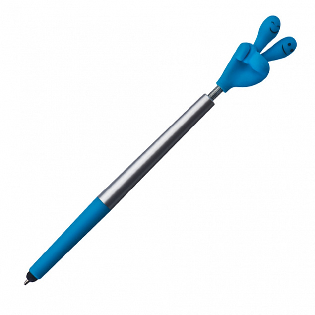 Ручка стилус CrisMa, голубая с логотипом в Ставрополе заказать по выгодной цене в кибермаркете AvroraStore