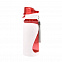 Спортивная бутылка для воды Атлетик - Красный PP с логотипом в Ставрополе заказать по выгодной цене в кибермаркете AvroraStore