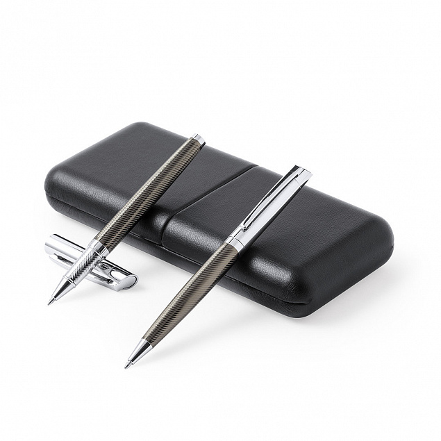 Набор Hugo Boss (шариковая ручка, брелок для ключей и динамик) с логотипом в Ставрополе заказать по выгодной цене в кибермаркете AvroraStore