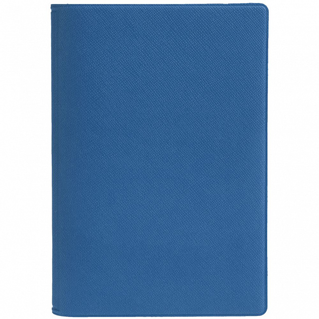 Обложка для паспорта Devon, ярко-синяя с логотипом в Ставрополе заказать по выгодной цене в кибермаркете AvroraStore