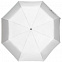 Зонт складной Manifest со светоотражающим куполом, серый с логотипом в Ставрополе заказать по выгодной цене в кибермаркете AvroraStore