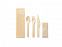 Набор деревянных столовых приборов «SUYA» с логотипом в Ставрополе заказать по выгодной цене в кибермаркете AvroraStore