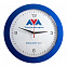 Часы настенные Vivid large, синие с логотипом в Ставрополе заказать по выгодной цене в кибермаркете AvroraStore