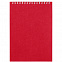 Блокнот Dali в клетку, красный с логотипом в Ставрополе заказать по выгодной цене в кибермаркете AvroraStore