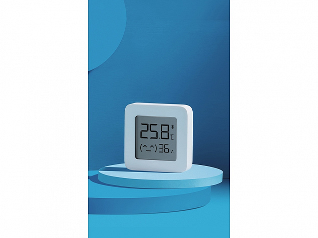 Датчик температуры и влажности «Mi Temperature and Humidity Monitor 2» с логотипом в Ставрополе заказать по выгодной цене в кибермаркете AvroraStore
