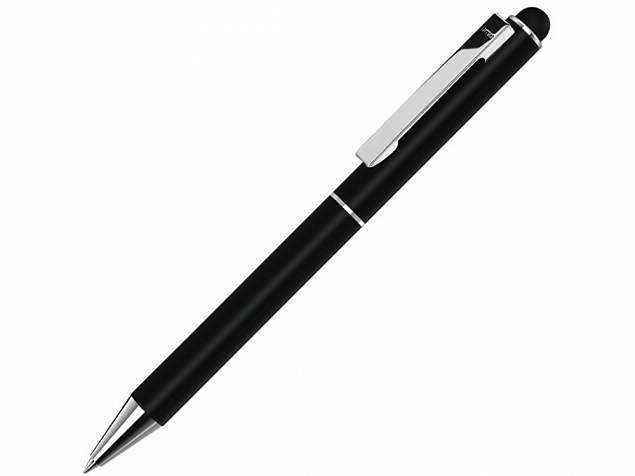 Ручка шариковая металлическая «Straight SI Touch» с логотипом в Ставрополе заказать по выгодной цене в кибермаркете AvroraStore