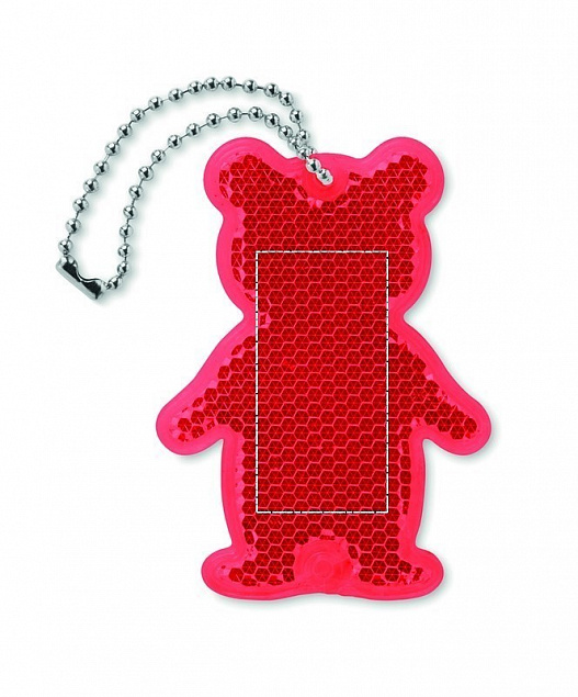 Светоотражатель в форме медведя с логотипом в Ставрополе заказать по выгодной цене в кибермаркете AvroraStore