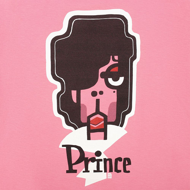 Футболка женская «Меламед. Prince», розовая с логотипом в Ставрополе заказать по выгодной цене в кибермаркете AvroraStore