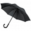 Зонт-трость Alessio, черный с логотипом в Ставрополе заказать по выгодной цене в кибермаркете AvroraStore
