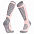 Термоноски женские высокие Monterno Sport, розовые с серым с логотипом в Ставрополе заказать по выгодной цене в кибермаркете AvroraStore