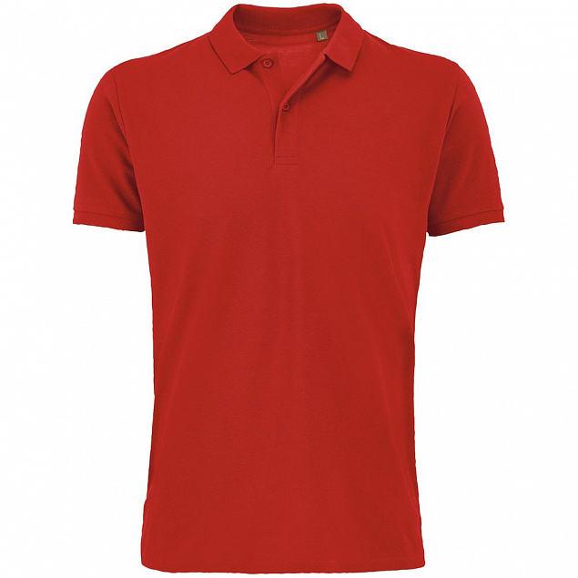 Рубашка поло мужская Planet Men, красная с логотипом в Ставрополе заказать по выгодной цене в кибермаркете AvroraStore