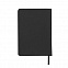 Ежедневник недатированный Duncan, А5,  черный, белый блок с логотипом в Ставрополе заказать по выгодной цене в кибермаркете AvroraStore