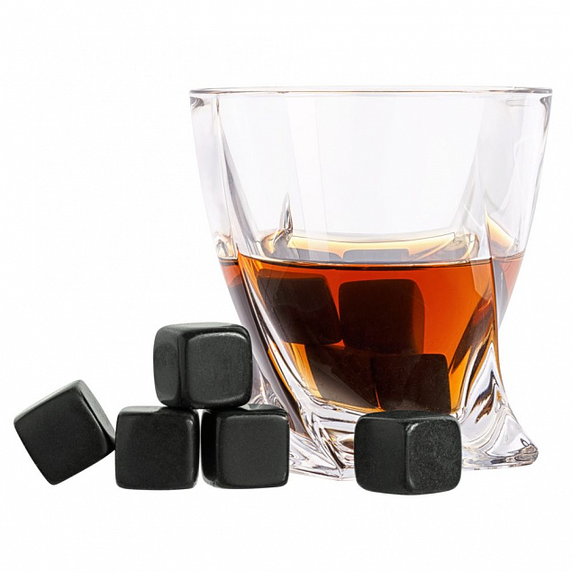 Камни для охлаждения напитков Black Rocks с логотипом в Ставрополе заказать по выгодной цене в кибермаркете AvroraStore