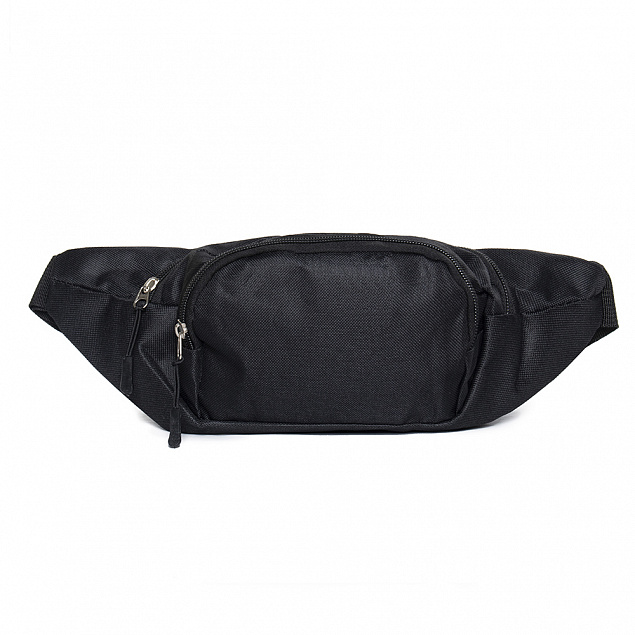 Рюкзаки и сумки Сумка поясная STAN таффета 168D, 125 Чёрный с логотипом в Ставрополе заказать по выгодной цене в кибермаркете AvroraStore
