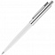 Ручка шариковая Senator Point Metal, белая с логотипом в Ставрополе заказать по выгодной цене в кибермаркете AvroraStore