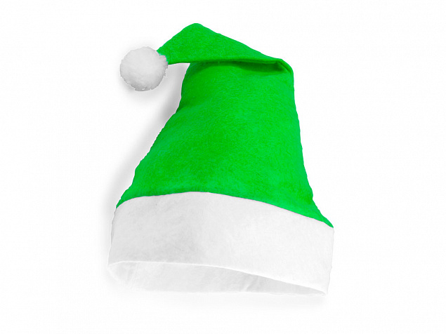 Рождественская шапка SANTA с логотипом в Ставрополе заказать по выгодной цене в кибермаркете AvroraStore