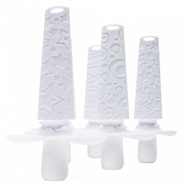 Набор палочек для мороженого Pop Sticks, белый с логотипом в Ставрополе заказать по выгодной цене в кибермаркете AvroraStore