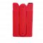 Держатель карт на телефоне Skat, красный с логотипом в Ставрополе заказать по выгодной цене в кибермаркете AvroraStore