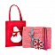 Набор подарочный NEWSPIRIT: сумка, свечи, плед, украшение, красный с логотипом в Ставрополе заказать по выгодной цене в кибермаркете AvroraStore