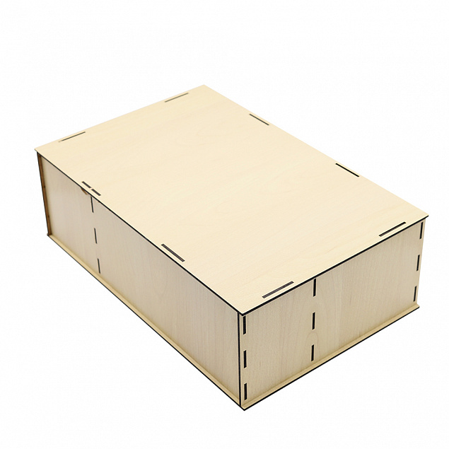 Подарочная коробка ламинированная из HDF 36,3*23,4*12,5 см ( 3 отделения)  с логотипом в Ставрополе заказать по выгодной цене в кибермаркете AvroraStore