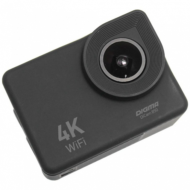 Экшн-камера Digma DiCam 850, черная с логотипом в Ставрополе заказать по выгодной цене в кибермаркете AvroraStore