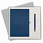 Подарочный набор Portobello/Rain синий-7 (Ежедневник недат А5, Ручка) с логотипом в Ставрополе заказать по выгодной цене в кибермаркете AvroraStore