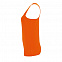 Майка женская Sporty TT Women, оранжевый неон с логотипом в Ставрополе заказать по выгодной цене в кибермаркете AvroraStore